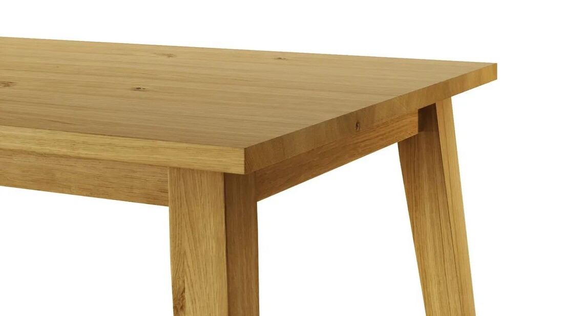 stół rozkładany Diego rozłożony Dąb