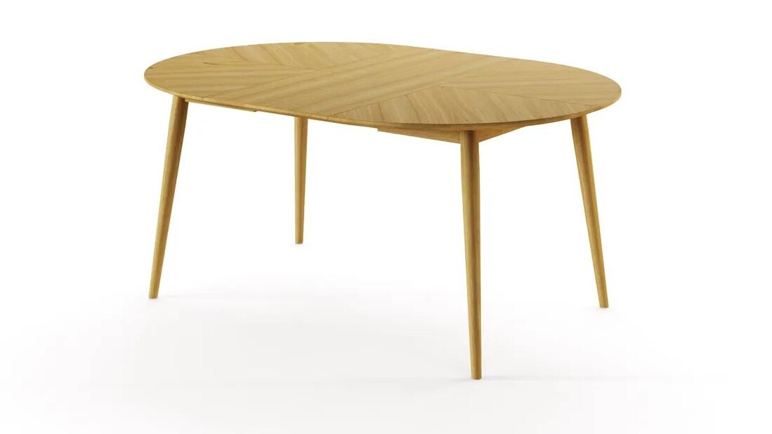 stół rozkładany Rosette rozłożony Dąb