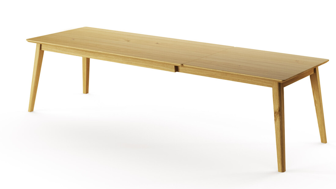 stół rozkładany Diego Slim rozłożony Dąb